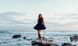 Posing In A Cute Dress