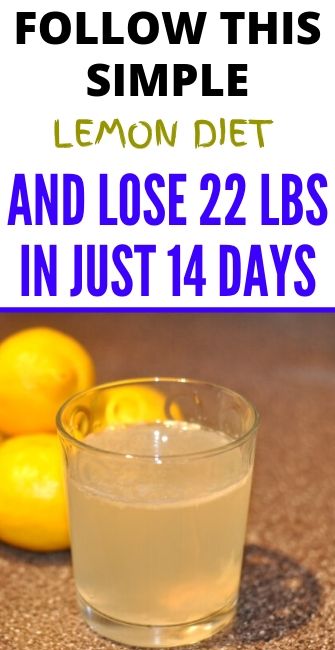 Read more about the article FOLLOW THIS SIMPLE LEMON DIET AND LOSE 22 LBS IN JUST 14 DAYS