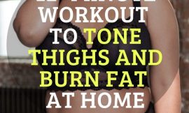 12-minute workout to tone thighs and burn fat at home