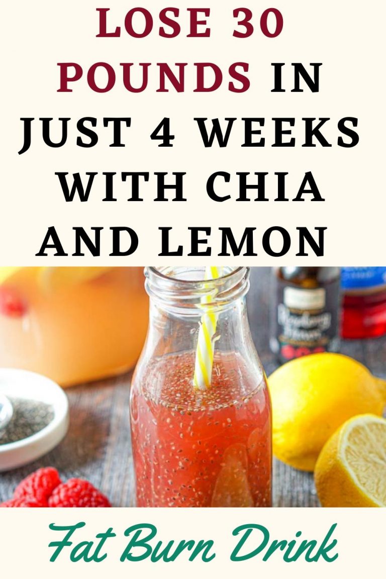 Read more about the article Lose 30 Pounds In Just 4 Weeks With Chia And Lemon Fat Burn Drink!