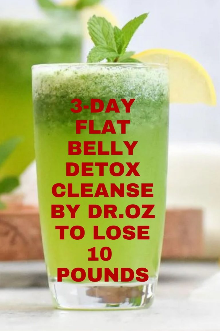 Read more about the article 3 Day Flat Belly Detox By Doctor 0z To Lose 10 Pounds