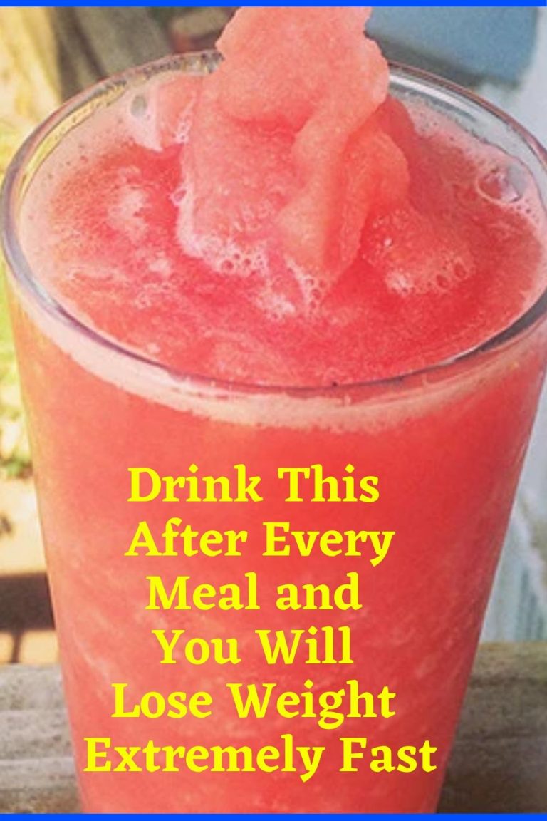 Read more about the article Drink This After Every Meal – You Will Lose Weight Extremely Fast !