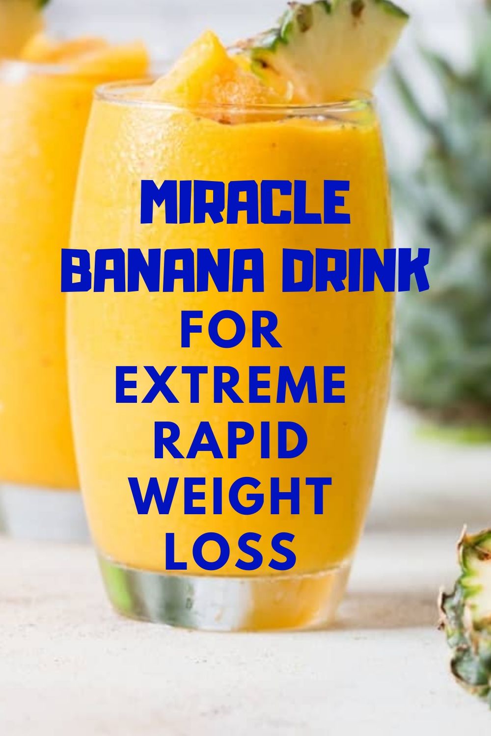 You are currently viewing Miracle Banana Drink For Extreme Rapid Weight Loss