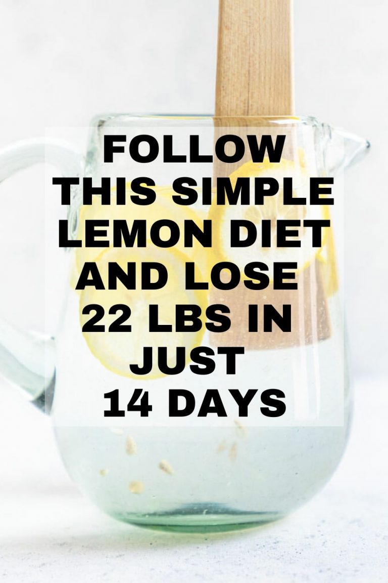 Read more about the article FOLLOW THIS SIMPLE “LEMON DIET” AND LOSE 22 LBS IN JUST 14 DAYS