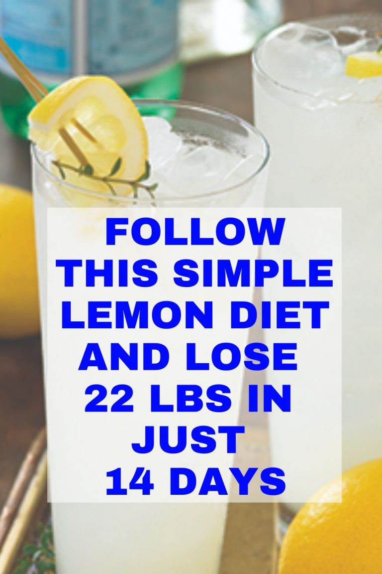 Read more about the article FOLLOW THIS SIMPLE “LEMON DIET” AND LOSE 22 LBS IN JUST 14 DAYS