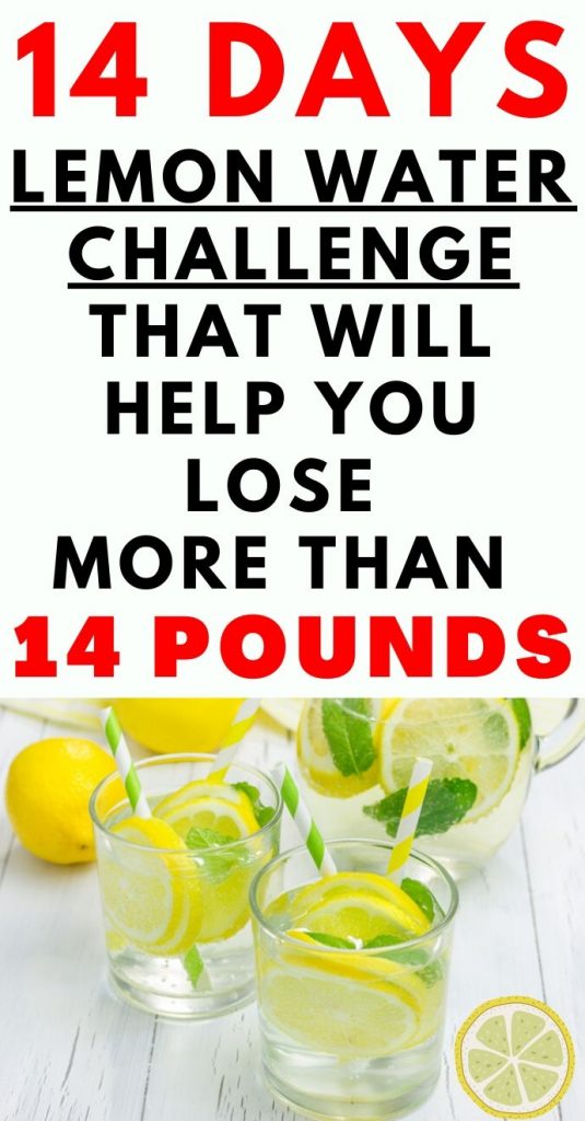 Here’s A 14-Day Lemon Water Challenge That Will Help You Lose Weight ...