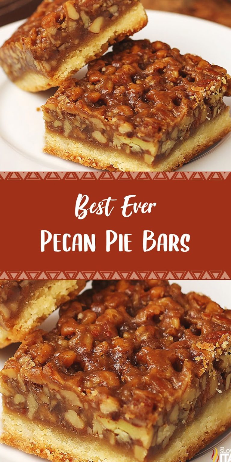 Best Ever Pecan Pie Bars – Foodie