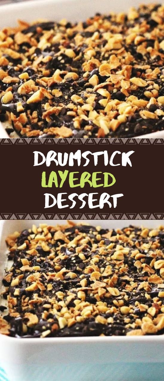 Drumstick Layered Dessert Foodie