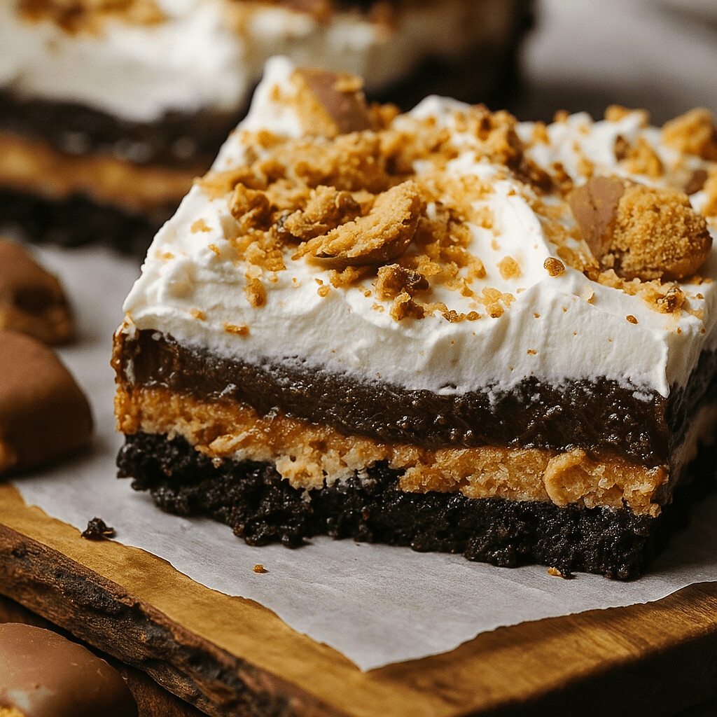Chocolate Peanut Butter Dream Squares x13