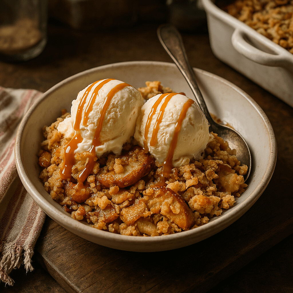 Read more about the article Homestyle Apple Crumble Bake