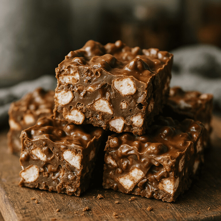 Nutty Chocolate Marshmallow Squares