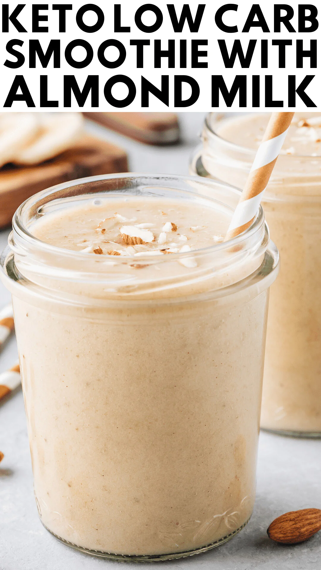 Keto Low Carb Smoothie With Almond Milk Keto Low Carb Smoothie With Almond Milk