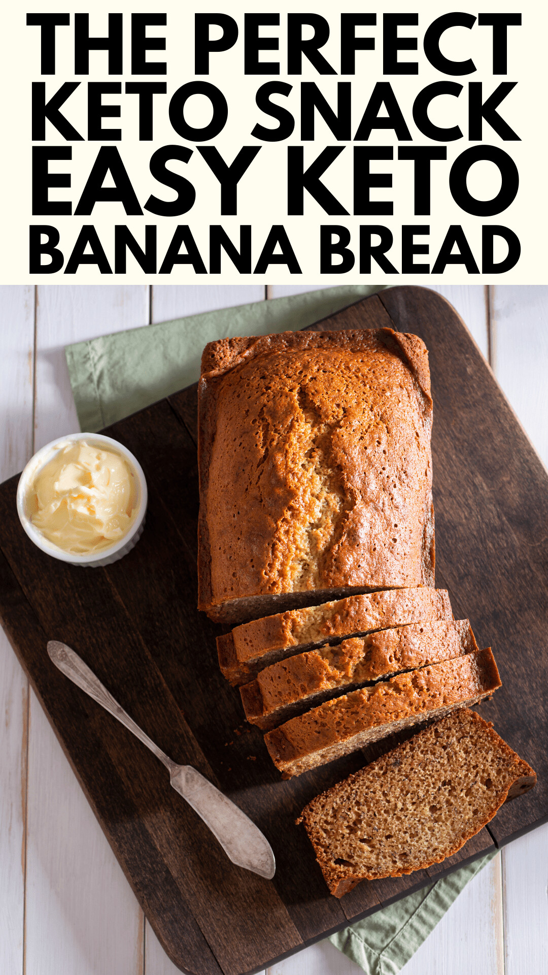 Read more about the article The Best Easy Keto Banana Bread (Yes, Real Banana!)