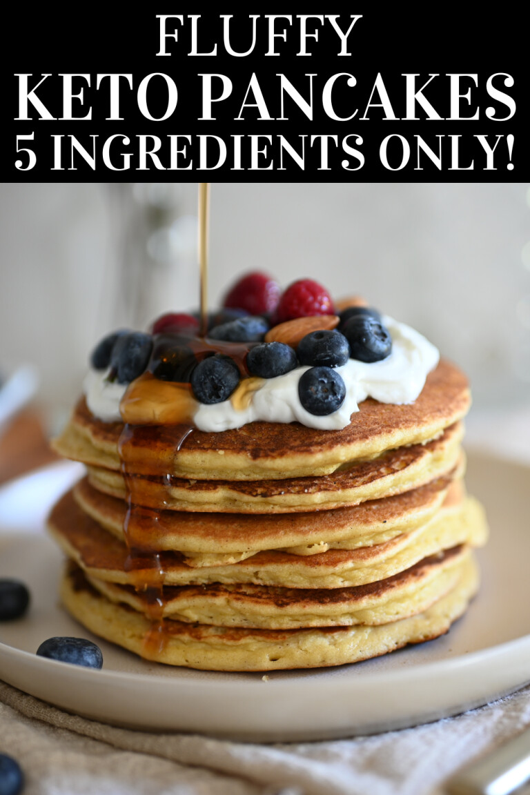 Who Needs a Short Stack? 5-Ingredient Keto Pancakes Ready in Minutes