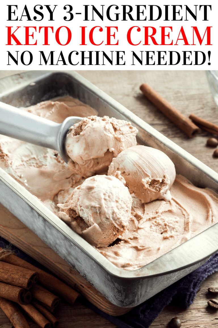 Forget Halo Top, Make Your Own 3-Ingredient Keto Ice Cream!
