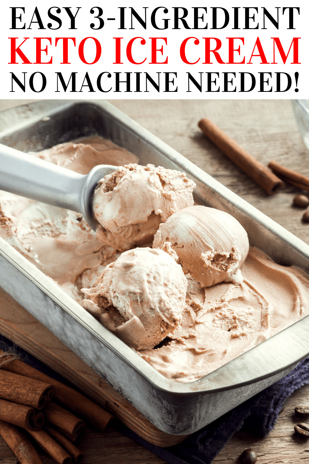 Read more about the article Forget Halo Top, Make Your Own 3-Ingredient Keto Ice Cream!