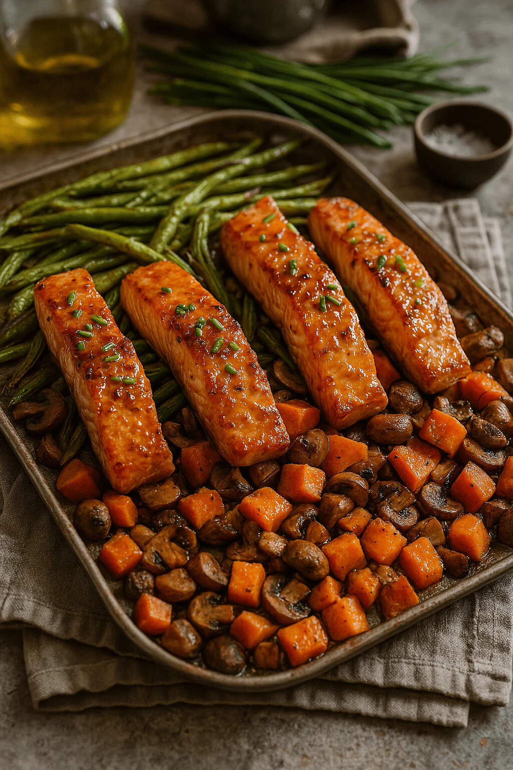 Sheet Pan Tahini-Ginger Salmon & Roasted Vegetables xx47
