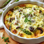 Low-Carb Spring Vegetable & Swiss Egg Bake 22