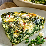The Ultimate Keto Savory Greens Casserole (Salty, Cheesy & Crustless) 3