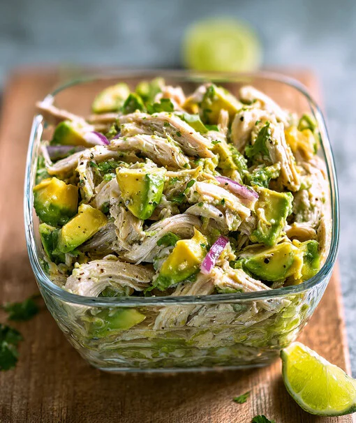Creamy Lime Chicken and Avocado Salad Recipe