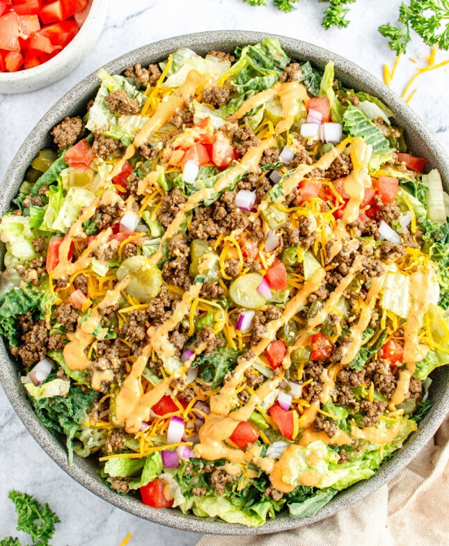 Read more about the article My Famous Low-Carb Big Mac Salad Bowl (Better Than Takeout!)