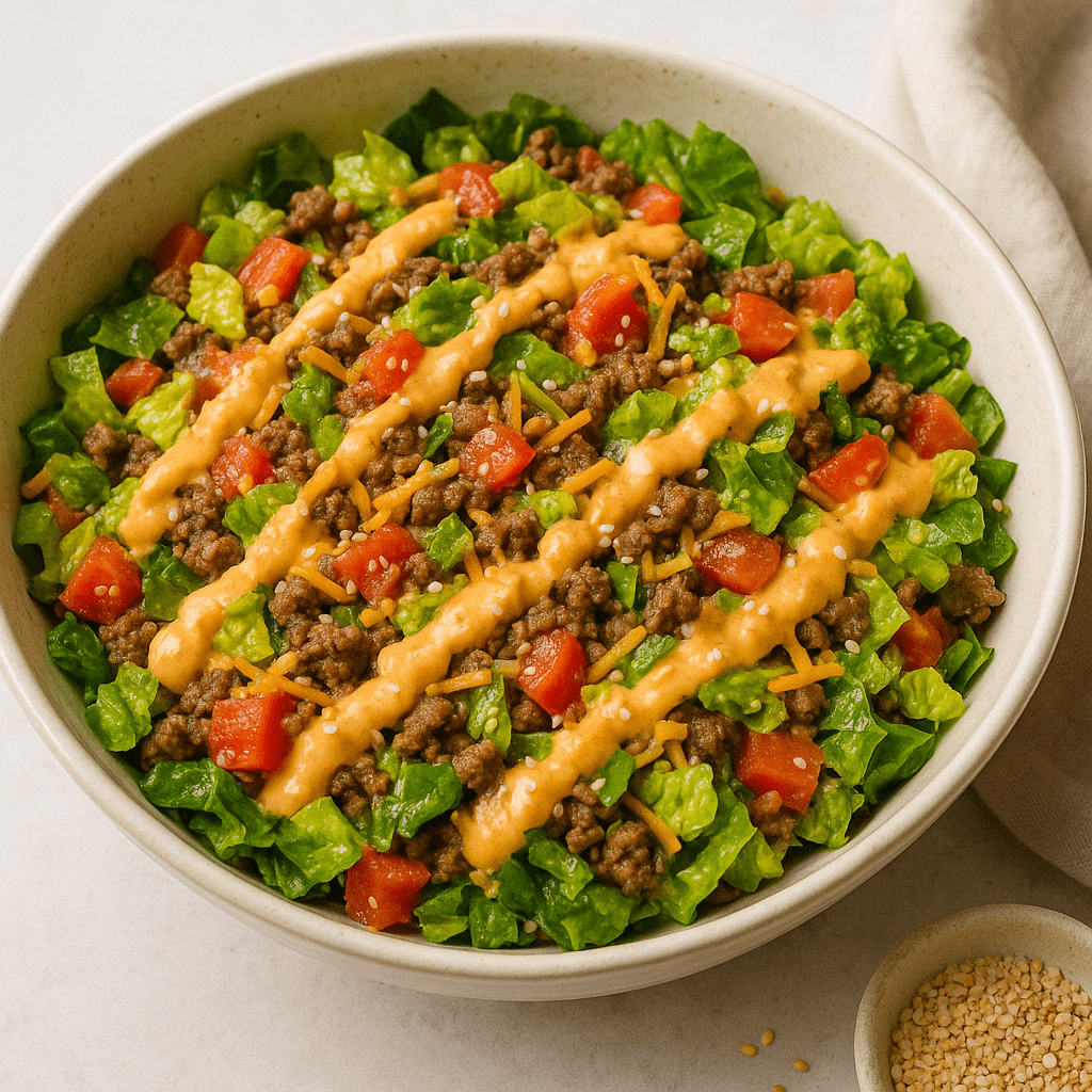Read more about the article My Famous Low-Carb Big Mac Salad Bowl (Better Than Takeout!)
