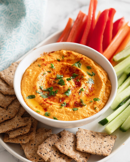 Read more about the article Sunshine in a Bowl: My Vibrant Orange-Kissed Carrot Hummus!