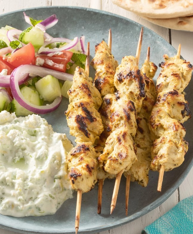 My Go-To Greek Getaway: Athenian Lemon-Herb Chicken Skewers!