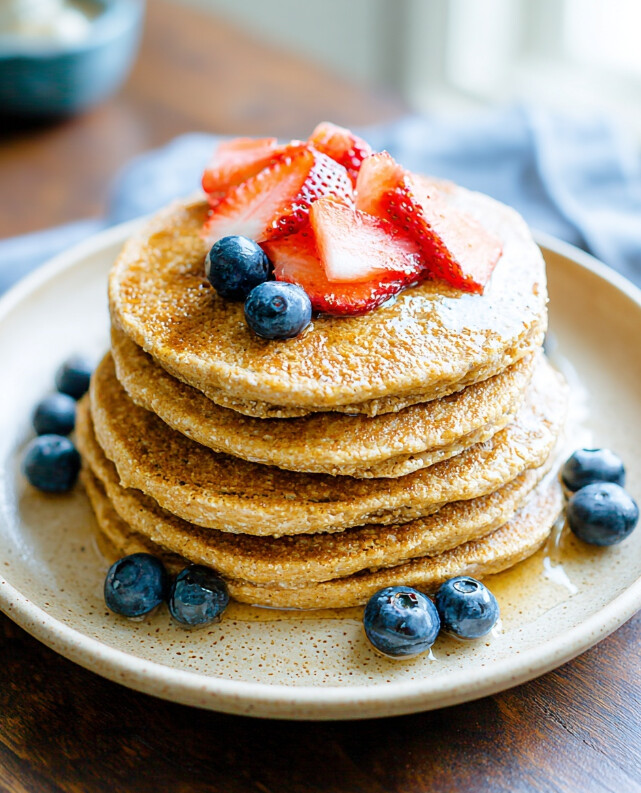 Read more about the article Hearty Whole Wheat Power Pancakes: Your New Weekend Favorite!