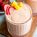 That Time I Needed a Morning Miracle: My Golden Glow Smoothie Story! Golden Glow Mango Strawberry Greek Yogurt Protein Smoothie (3)