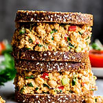 The Crowd-Pleaser Mediterranean Chickpea Salad Sandwich The Crowd-Pleaser Mediterranean Chickpea Salad Sandwich