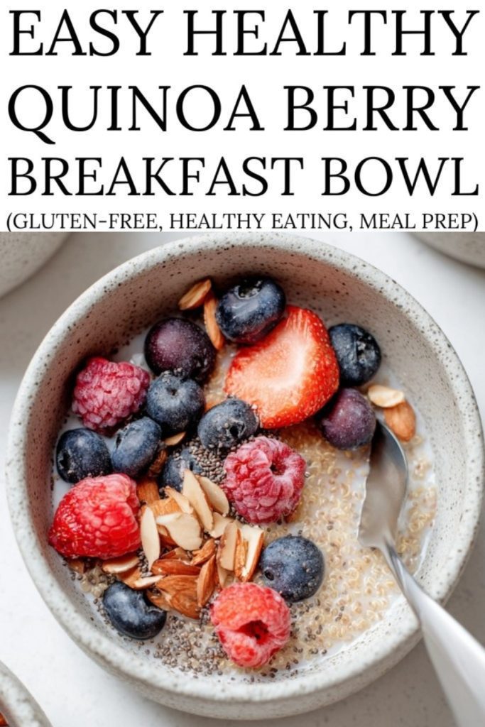 Berry Quinoa Breakfast Bowl