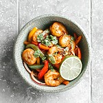 Easy Sheet Pan Shrimp Fajitas