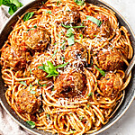 Easiest Ever Instant Pot Turkey Meatball Spaghetti (My Go-To!) Turkey Meatball Spaghetti (2)