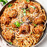 Easiest Ever Instant Pot Turkey Meatball Spaghetti (My Go-To!) Turkey Meatball Spaghetti (2)
