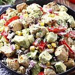 Summer-Fresh Grilled Chicken Avocado Salad with Zesty Creamy Dressing Zesty Grilled Chicken and Avocado Salad with Creamy Cilantro Dressing (3)